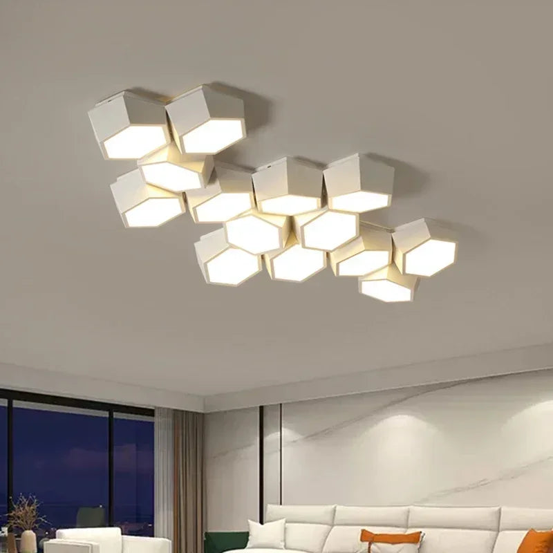 Ceiling Light - Nordic Designer Honeycomb Ceiling Lamp LED Alloy SW-36210345 - SWEET-LIGHTS