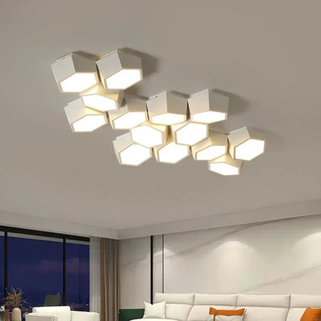 Ceiling Light - Nordic Designer Honeycomb Ceiling Lamp LED Alloy SW-36210345 - SWEET-LIGHTS