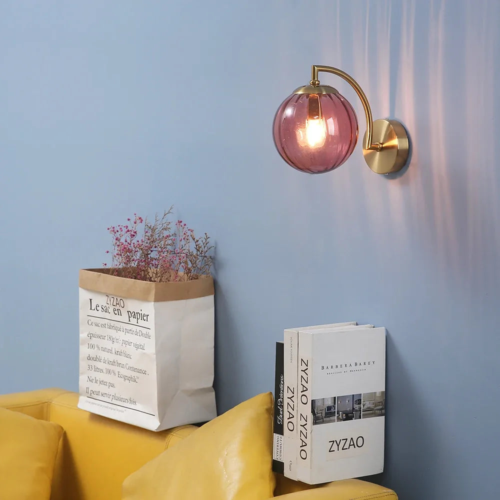 Wall Light - Modern Led Glass Wall Lamp Nordic Minimalist Sconce for Living Bedroom Kitchen Fixture SW-36210923 - SWEET-LIGHTS