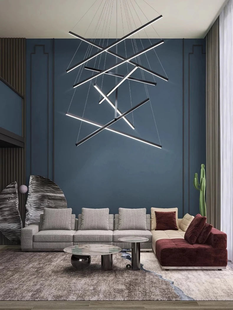 Pendant Light - Modern Stair Chandelier Nordic Luxury LED Ceiling Lamp for Living Room Indoor Light SW-36210567 - SWEET-LIGHTS