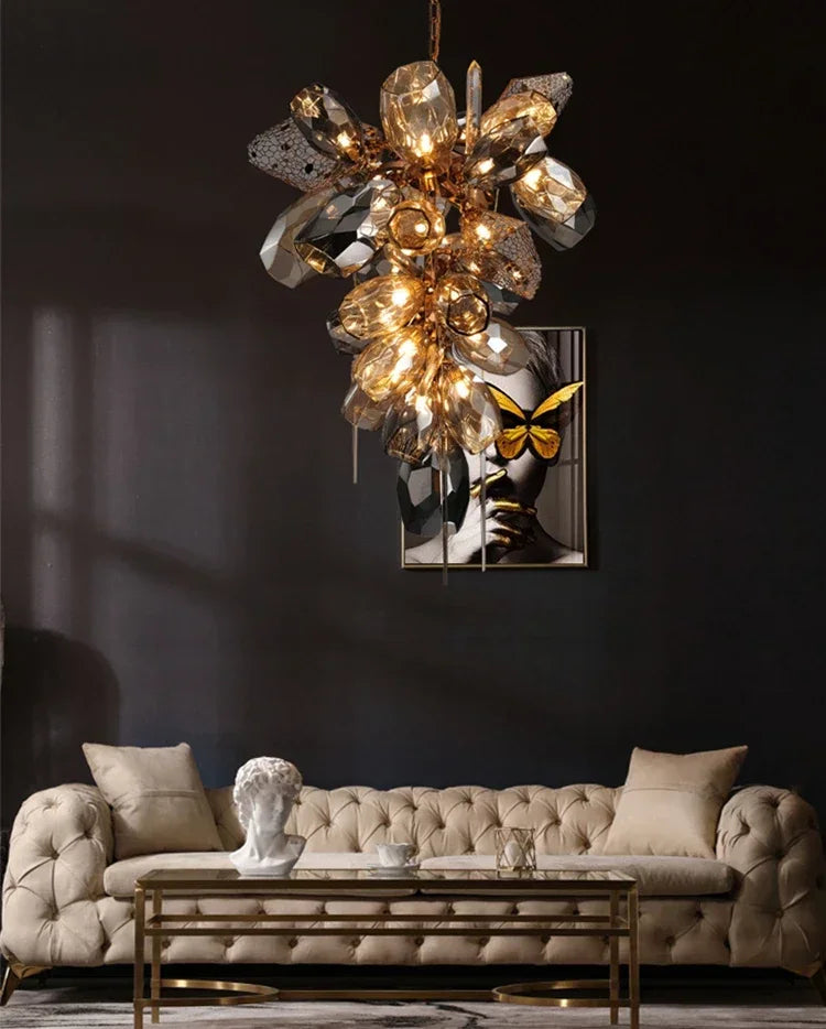Chandelier - Modern Luxury LED Stainless Steel Crystal Pendant Light Free Bulb SW-36210789 - SWEET-LIGHTS