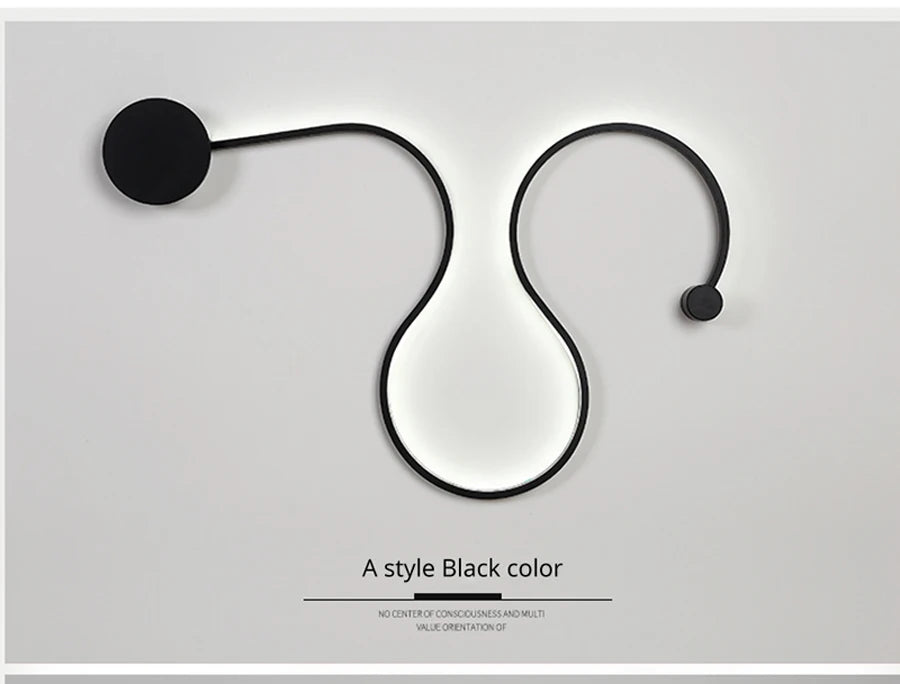 Wall Light - Modern LED Wall Lamps for Bedroom Living Room White/Black Fixtures SW-36210345 - SWEET-LIGHTS
