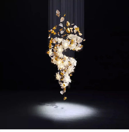 Chandelier - Loft Hanging Crystal Pendant Light for Modern Luxury Hotel Lobby Living Room SW-36210578 - SWEET-LIGHTS