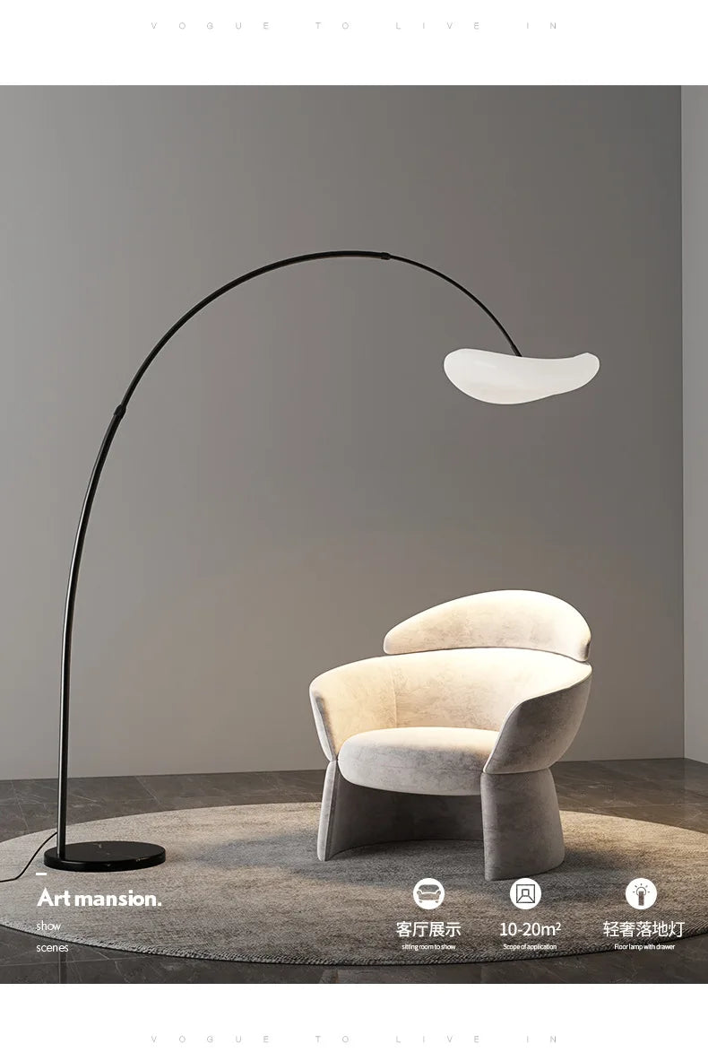 Floor Lamp - Postmodern Minimalist Creative Angling Designer Yunduo Marble Lighting SW-36210458 - SWEET-LIGHTS