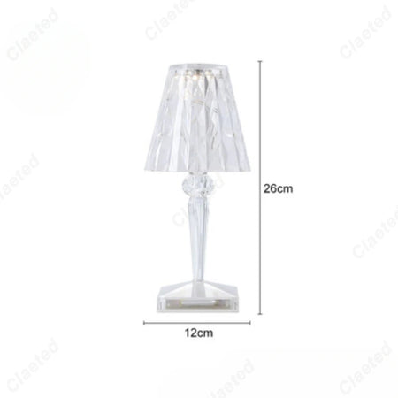 Table Lamp - LED Acrylic Diamond Crystal Decorative Desk Lamp USB Charging Touch Nightlight SW-36210457 - SWEET-LIGHTS