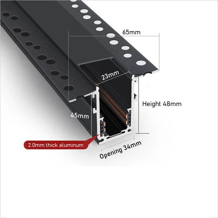 Spotlight - Magnetic Track Light Grille Flood Lamp DC48V Indoor Living SW-36210345 - SWEET-LIGHTS