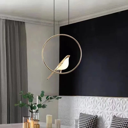Pendant Light - BUNNY Nordic Postmodern Round LED Bird Light SW-36210789 - SWEET-LIGHTS