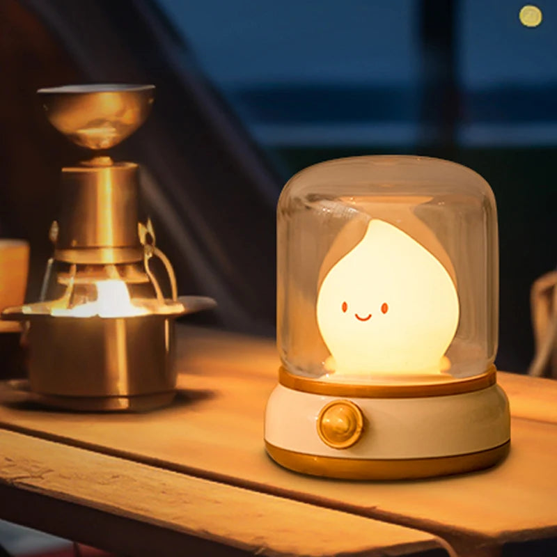 Table Lamp - Cute Kerosene LED Night Light USB Rechargeable SW-36210789 - SWEET-LIGHTS