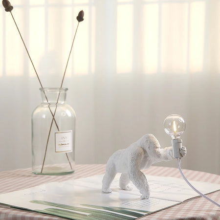 Table Lamp - King Kong Gorilla Animal Indoor Resin Night Light SW-36210374 - SWEET-LIGHTS