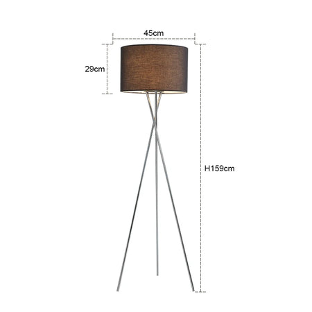 Floor Lamp - Scandinavian Fabric Led Tripod Design Light SW-36210347 - SWEET-LIGHTS