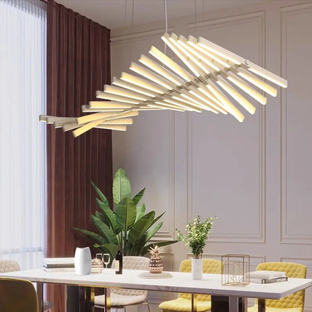 Pendant Light - Luxury Creative Fishbone Chandelier LED Home Decor SW-36210457 - SWEET-LIGHTS