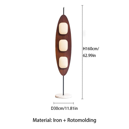 Floor Lamp - Promotional Modern Wooden LED Light H160CM SW-36210578 - SWEET-LIGHTS