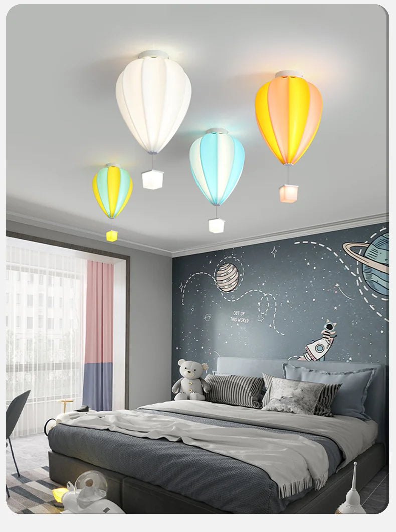 Children Lighting - Cartoon Ceiling Light Hot Air Balloon Lamp SW-36210347 - SWEET-LIGHTS