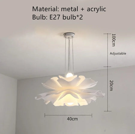 Pendant Light - Italian Design White Butterfly Chandelier LED SW-36210478 - SWEET-LIGHTS