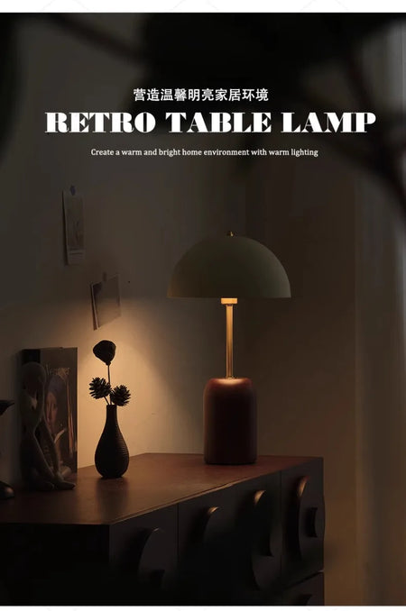 Table Lamp - French Medieval Vintage Solid Wood LED E14 SW-36210347 - SWEET-LIGHTS