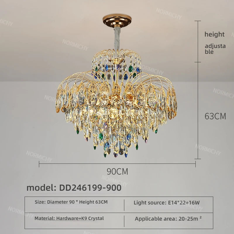 Chandelier - Home Decoration Crystal Chandelier Luxury Villa Lighting SW-36210458 - SWEET-LIGHTS