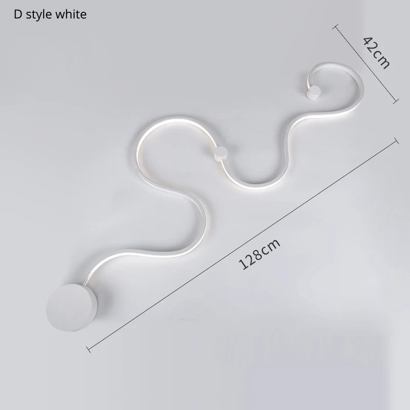 Wall Light - Modern LED Wall Lamps for Bedroom Living Room White/Black Fixtures SW-36210345 - SWEET-LIGHTS