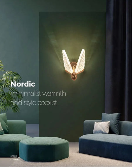 Wall Light - LED Wall Lamp Modern Creative Nordic Butterfly Bedroom Living Room Aisle Lighting SW-36210347 - SWEET-LIGHTS