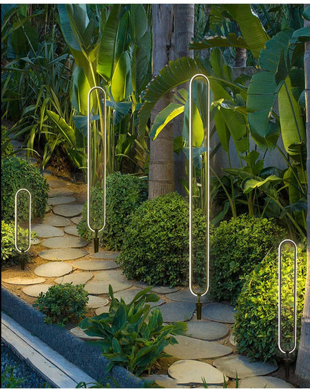 Outdoor Light - LED Lawn Lamp AC110V 220V Waterproof Minimalist Round Garden Lighting SW-36210457 - SWEET-LIGHTS