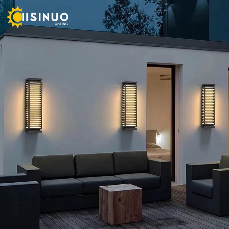 Outdoor Light - Stainless Steel Wall LED Cubical Black Fixture Waterproof Anti-Rust Sconces for Garage Pathway SW-36210347 - SWEET-LIGHTS