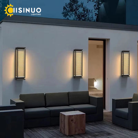 Outdoor Light - Stainless Steel Wall LED Cubical Black Fixture Waterproof Anti-Rust Sconces for Garage Pathway SW-36210347 - SWEET-LIGHTS