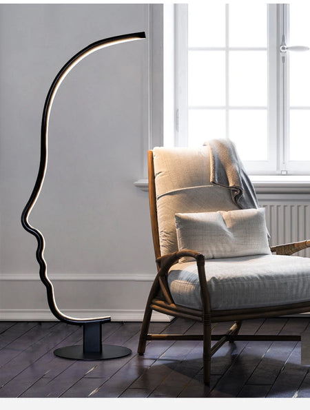 Floor Lamp - New Modern Human Face LED Decor Light SW-36210345 - SWEET-LIGHTS