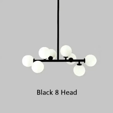 Pendant Light - Nordic LED Glass Ball Chandelier Gold Black Home Decor Lamp SW-36210234 - SWEET-LIGHTS