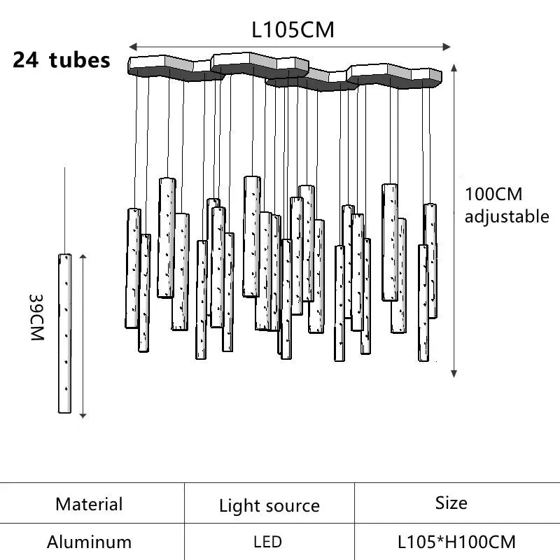 Pendant Light - Nordic Bar Chandelier LED Hanging Lighting Gold/Silver SW-36210345 - SWEET-LIGHTS