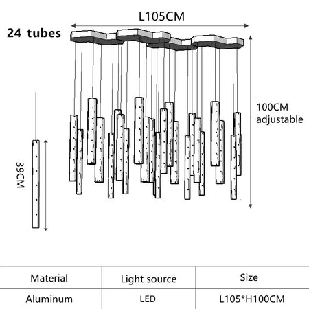 Pendant Light - Nordic Bar Chandelier LED Hanging Lighting Gold/Silver SW-36210345 - SWEET-LIGHTS