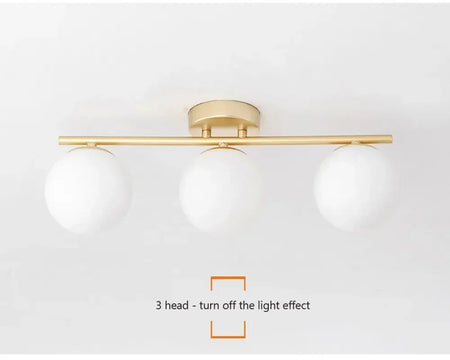 Ceiling Light - Nordic LED Iron Glass Lamp Gold Corridor Aisle SW-36210789 - SWEET-LIGHTS
