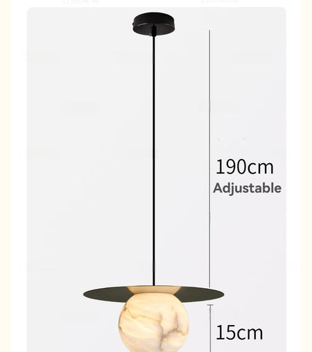 Pendant Light - Natural Marble Ceiling Lamp for Dining Room SW-36210345 - SWEET-LIGHTS