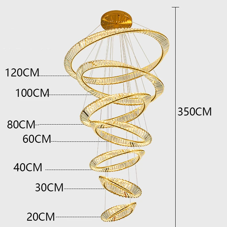 Chandelier - Luxury Crystal Pendant Light for Home Decoration SW-36210345 - SWEET-LIGHTS