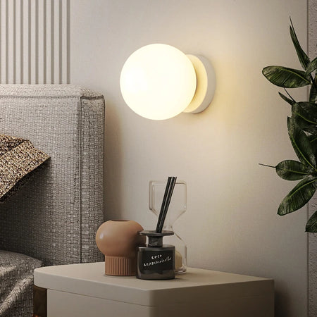Wall Light - Interior LED Wall Lamps Wall Lighting Fixtures for Bedroom Living Room Indoor Frosted Glass Ball Sconce SW-36210458 - SWEET-LIGHTS