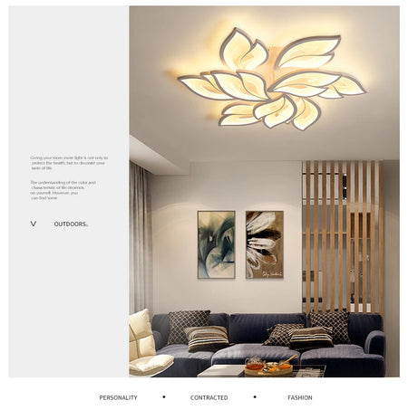 Ceiling Light - Modern LED Ceiling Chandeliers Light for Living Dining Room Bedroom Ceiling Lamps With Remote Control Dimmable Lights Fixtures SW-36210347 - SWEET-LIGHTS