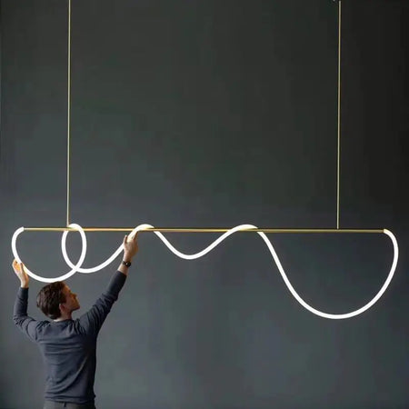Pendant Light - Modern Long Hose LED Chandelier for Dining Room Kitchen Bar SW-36210347 - SWEET-LIGHTS