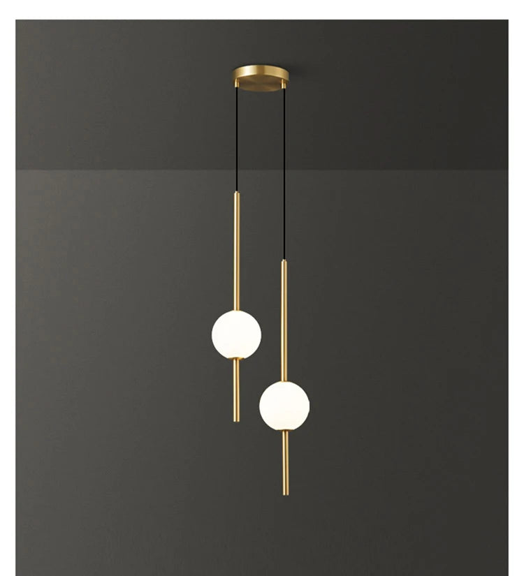 Pendant Light - Fumi Gold Elegant 1-Light Ceiling Fixture SW-36210458 - SWEET-LIGHTS