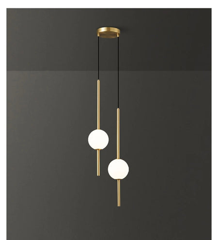 Pendant Light - Fumi Gold Elegant 1-Light Ceiling Fixture SW-36210458 - SWEET-LIGHTS