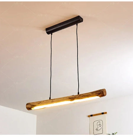Pendant Light - Morden Style LED Minimalist Wooden Lamp Cord Adjustable SW-36210354 - SWEET-LIGHTS