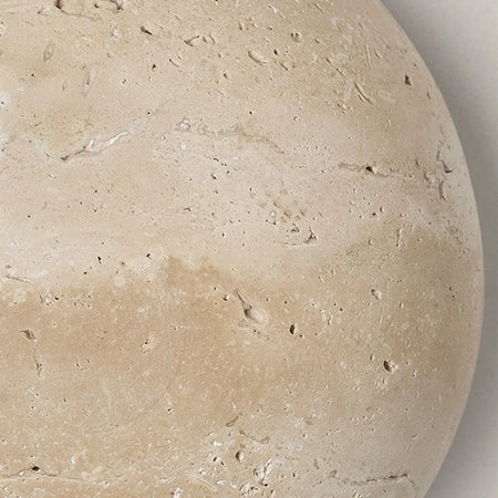 Wall Light - IWHD Modern Nordic LED Walnut Yellow Travertine Lamp SW-36210357 - SWEET-LIGHTS