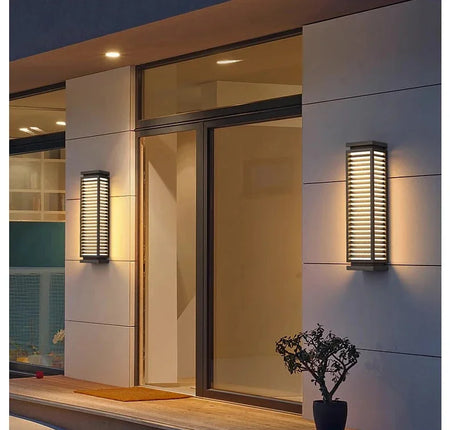 Outdoor Light - Stainless Steel Wall LED Cubical Black Fixture Waterproof Anti-Rust Sconces for Garage Pathway SW-36210347 - SWEET-LIGHTS