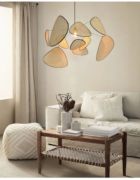 Floor Lamp - Knitting Rattan LED Lighting Nightlight for Living Room and Bedroom SW-36210346 - SWEET-LIGHTS