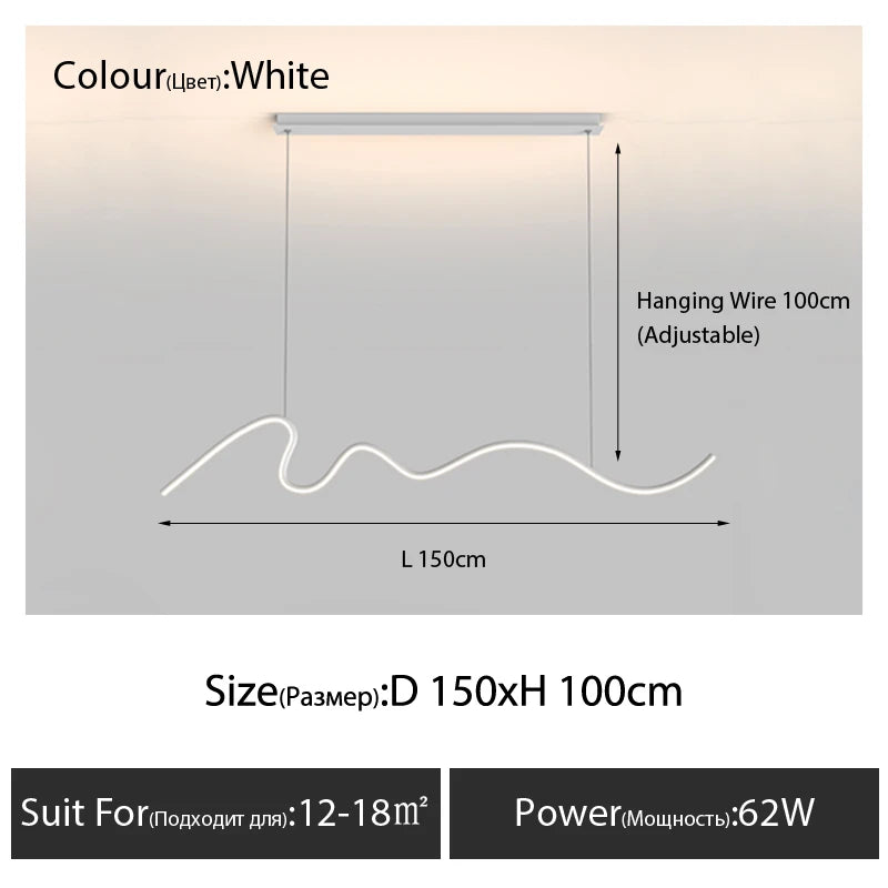 Pendant Light - Luxury Modern Minimalist Dining Room Chandelier SW-36210458 - SWEET-LIGHTS