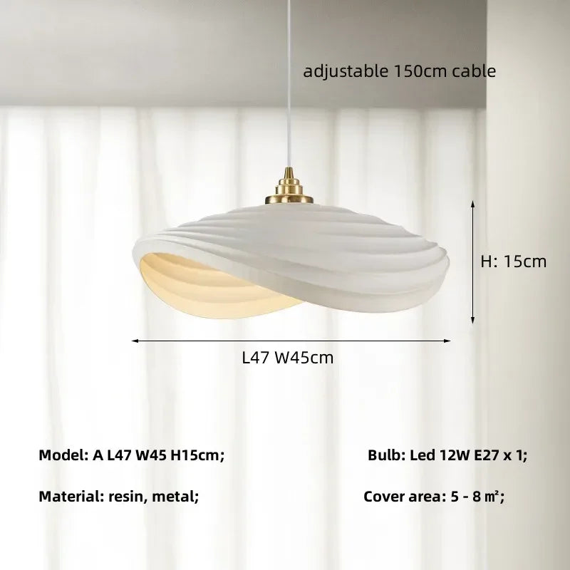 Pendant Light - Modern Minimalism E27 LED Resin Lamp Fixtures SW-36210678 - SWEET-LIGHTS