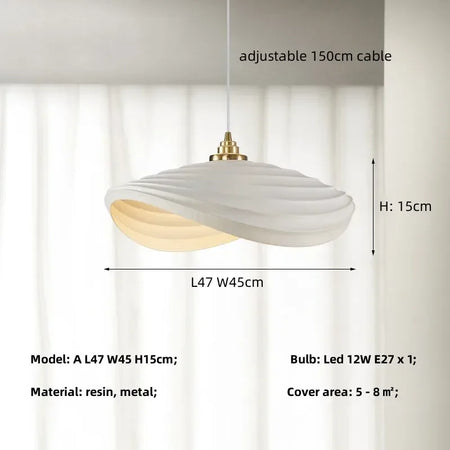 Pendant Light - Modern Minimalism E27 LED Resin Lamp Fixtures SW-36210678 - SWEET-LIGHTS