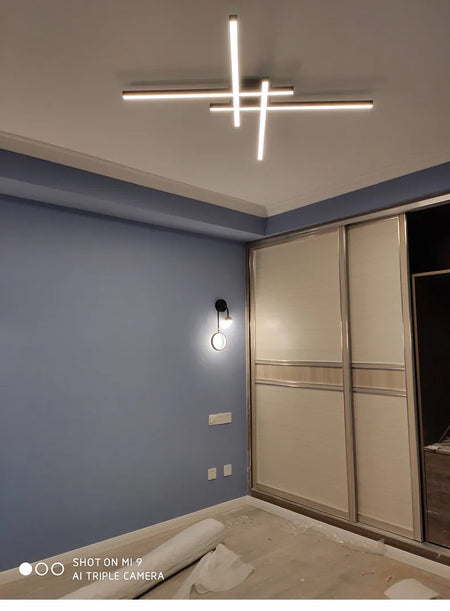Ceiling Light - Black Chandelier LED Nordic Minimalist Lamp SW-36210457 - SWEET-LIGHTS