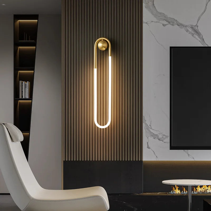 Wall Light - Minimalist U-Shaped Modern Design for Study Bedroom SW-36210458 - SWEET-LIGHTS