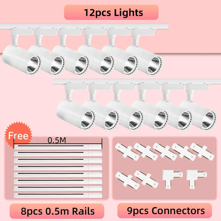 Spotlight - Track Light Led Light Fixture Ceiling Rail Systems Lamp Set Track Lighting Rail Led Spotlight For Home Store SW-36210579 - SWEET-LIGHTS