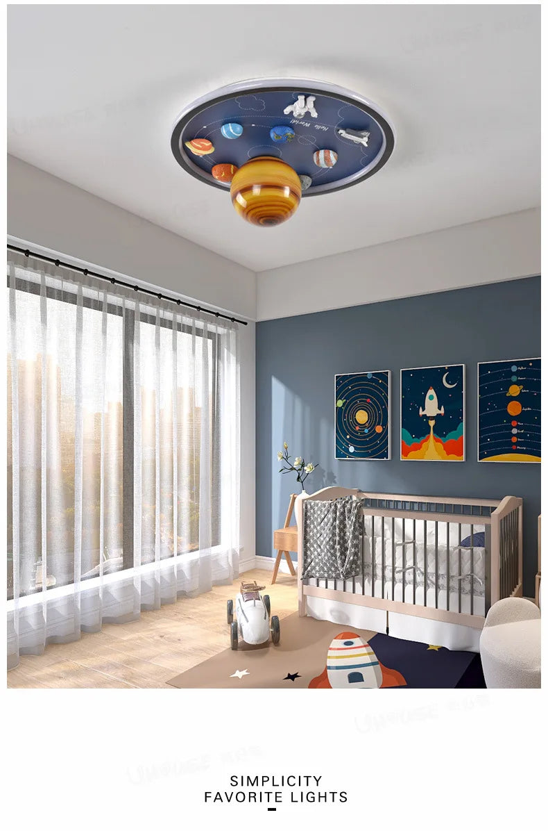 Children Lighting - Astronaut Space Planet Ceiling Lights LED Decor SW-36210457 - SWEET-LIGHTS