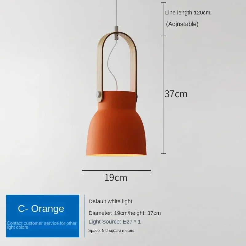 Pendant Light - Nordic Loft LED Iron Macaron Lamp Fixtures SW-36210347 - SWEET-LIGHTS