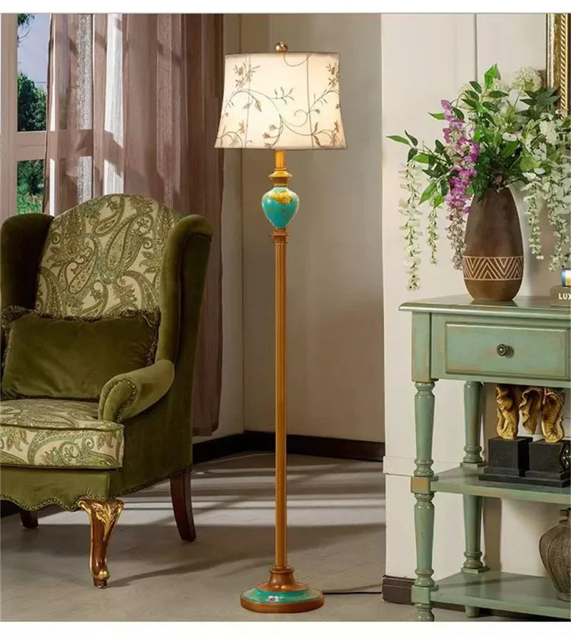 Floor Lamp - TEMAR American Retro Luxurious Standing Light SW-36210457 - SWEET-LIGHTS
